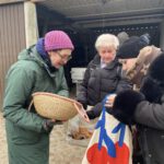 Kartoffeln werden ausgegeben